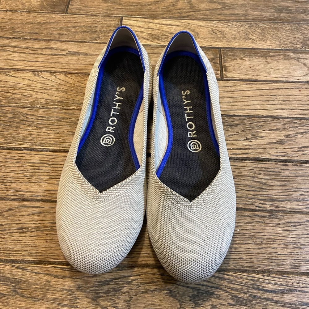 Rothy’s Flats- Flax Birdseye Rounded Toe Flat